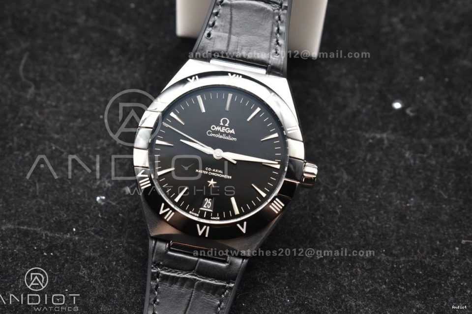 Black SS Black Black 1:1 VSF Strap Super Gummy Best Edition Ceramic on A8900 Clone Dial Constellation 0428